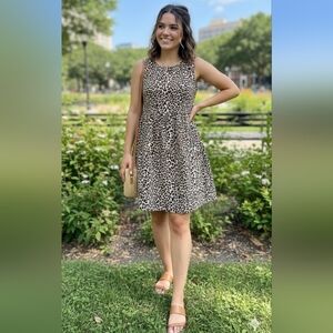 Apt 9 cheetah print midi dress size large